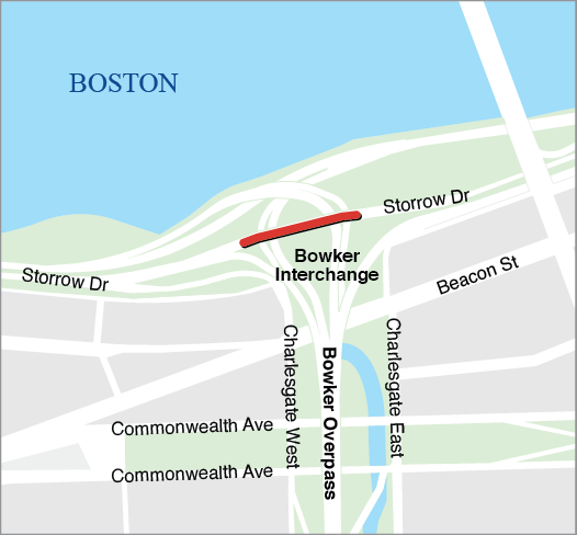 Boston: Bridge Replacement, B-16-365, Storrow Drive over Bowker Ramps